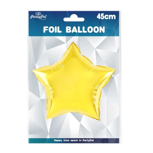 Balon foliowy gwiazdka urodziny hel dekoracja